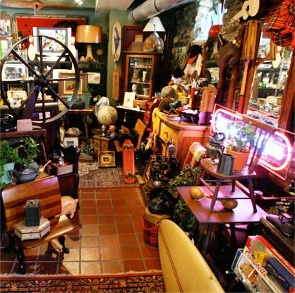 We carry great antiques and collectibles 